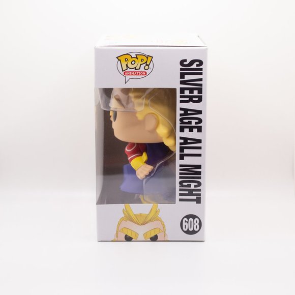 Funko Pop Vinyl MHA My Hero Academia All Might Silver Age #608 (in Box GUC) - Picture 2 of 6